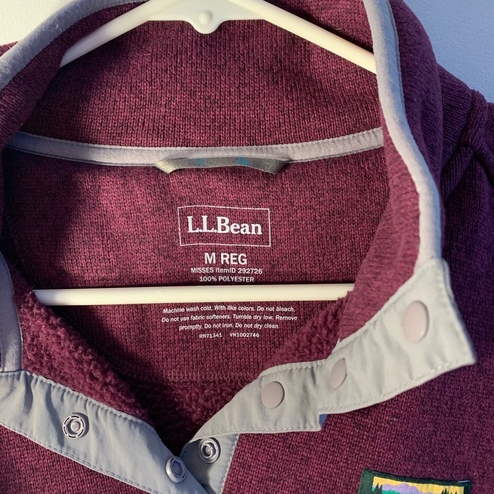 Llbean Fleece Pullover - image 4